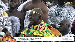 My royal identity was kept from me from birth -Asantehene