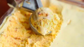 Butterscotch ice cream recipe - homemade butterscotch ice cream - easy ice cream recipe