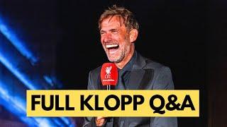 IN FULL: Jurgen Klopp Q&A