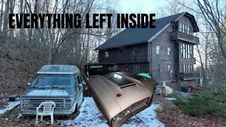 Beautiful ABANDONED Mansion With EVERYTHING Left Behind | Luxury Cars Inside