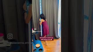 I caught my nosy wife#sanghavisenthil #shorts