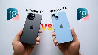 iPhone 15 vs iPhone 14 Speed Test in iOS 18 ! SURPRISING RESULT (HINDI)