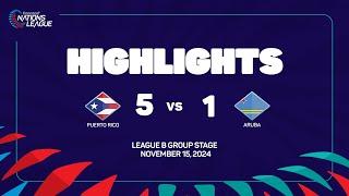 Puerto Rico vs Aruba | 2024/25 Concacaf Nations League Group Stage