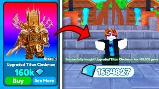 I BOUGHT A ULTIMATE CLOCKMAN!GOOD MARKETPLACE  - Toilet Tower Defense | Roblox