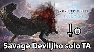 MHW:IB | Savage Deviljho solo (Sword and Shield) - 3'41 (TA rules)