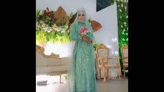 Dress code by Emma wedding yang anggun dengan warna hijau mint yang anggun.