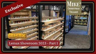 EXCLUSIVE look at the 2023 Lemax Christmas Village Showroom - Part 1! 