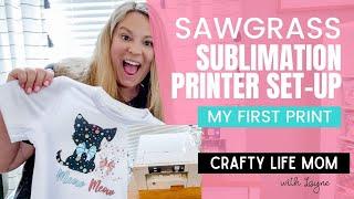 Setting Up My Sawgrass Sublimation Printer - Get Started with sublimation crafts and DIYs.