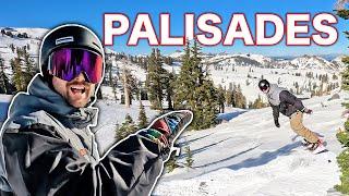 Opening Day Snowboarding At Palisades Tahoe
