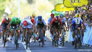 Elia Viviani Sprinting At Almost 50 MPH