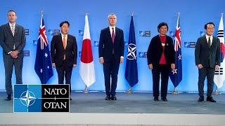 NATO Secretary General with representatives of    , 05 APR 2023