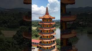 Sabah Tuaran 航拍 龙山寺 #沙巴 #djimini4pro