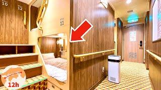 Cheapest Shared Room on Japan's Newest Overnight Ferry  12 hour trip from Osaka | Travel Video