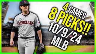 Free MLB Picks 10/9/24 MLB Picks and Predictions Today