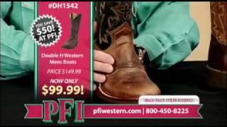 Western Boots Double H Men's Stockman Boots