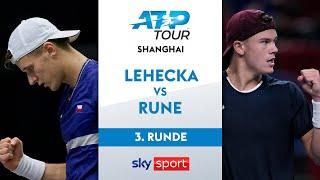 Lehečka  vs. Rune  - Runde 3 | Rolex Shanghai Masters 2024 | Highlights - Sky Sport Tennis