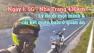 Ngày 1: SG - Nha Trang 430km | Xuyên Việt Bằng Xe Máy 2022 | Chuong Pham & Honda FutureX