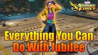 Everything You Can Do With Jubilee - Jubilee Ultimate Guide - MSF - Marvel Strike Force