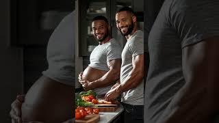"Pregnant gay couple" #gay #love #family #pregnant #male #lgbtq #rights #couple #childbirth #parents