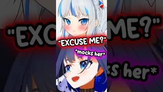 Gura Gets Mocked by Kronii and They Roast Each Other #hololive #hololiveenglish #vtuber