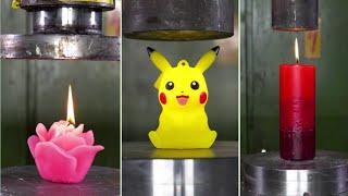 Oddly satisfying food sssniperwolf  | Oddly satisfying hydraulic press | Infinite loop #slime #asmr