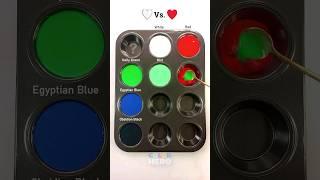 White Vs. Red - Satisfying Color Mixing! #colormixing #paintmixing #colors #short