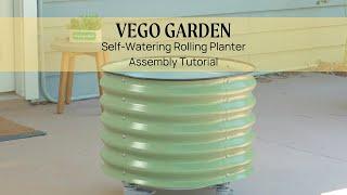 Self-Watering Rolling Planter Assembly Tutorial | Vego Garden