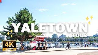 Sunny Vancouver Yaletown Walking Tour [4K]