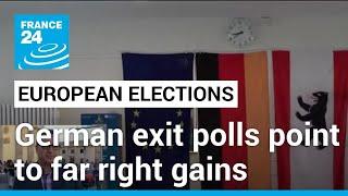 2024 European elections: German exit polls point to far right gains • FRANCE 24 English