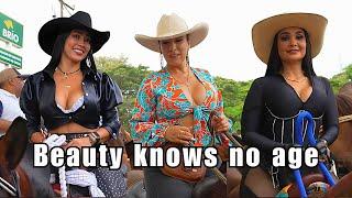 NO ONE CAN COMPETE AGAINST COLOMBIAN MATURE WOMEN #latina #horseriding  #maturewomen #ladies