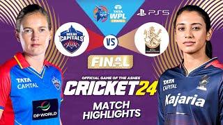 RCB vs DC Final Match WPL 2024 Highlights | Women IPL Highlights 2024 | Cricket wpl 2024 Today