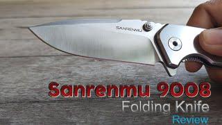 SANRENMU 9008 Folding Knife Unboxing Review