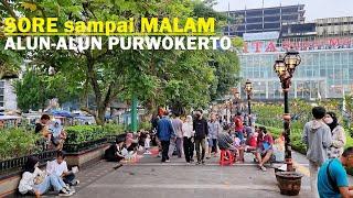 Walking Around Purwokerto City Square ‼ Alun alun kota Purwokerto ~ Banyumas ~ Central Java [Jateng]
