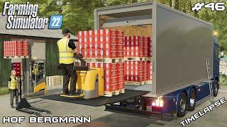 Selling UHT MILK with SCANIA S BOX with TAILGATE | Hof Bergmann | Farming Simulator 22 | Episode 46