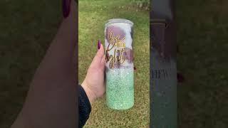 Cowhide Glitter Tumbler, one of my favorites!