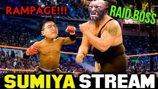 Sumiya Rampage Tough Game vs Raid Boss
