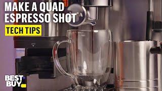 Making a Quad Espresso Shot with the Ninja Luxe Café Premier Series – Tech Tips from Best Buy