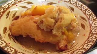 Easy Peasy Peach Cobbler