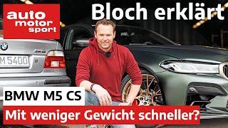 BMW M5 CS (2021): Der Bayer ist der Biggest Loser! - Bloch erklärt #144 | auto motor & sport
