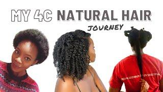 Growing 4c Hair Longer | My natural hair journey, setbacks, growth & starting Ayurvedic treatments