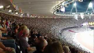 Massive Mexican Wave! - London 2012 Olympic Stadium