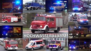 [WERKFEUERWEHR, ZIVILSCHUTZ, SONDERFAHRZEUGE, ÜBERÖRTLICHES!] Einsatzfahrten Hochwasser Wolfenbüttel