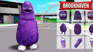 COMMENT SE TRANSFORMER EN GRIMACE SHAKE DANS BROOKHAVEN ROBLOX