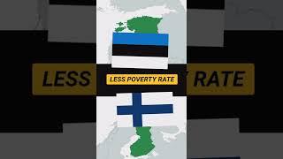 Estonia vs Finland General Comparison Shorts 2022 | @DATAVERSE | #DATAVERSE