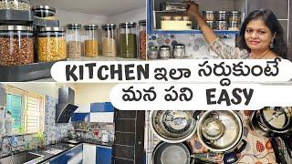 Kitchen Organizing Ideas | Space saving tips | Grocery organizing | Kitchen tips | Kitchen tour