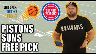 Suns vs Pistons Predictions | Free NBA Picks | Phoenix @ Detroit Basketball Betting ATS