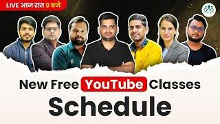 Free YouTube Daily Live Classes Schedule | Reasoning Life By Deepak Sir
