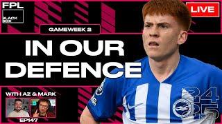 FPL BlackBox | In Our Defence | Fantasy Premier League Tips 2024/25 | Gameweek 2