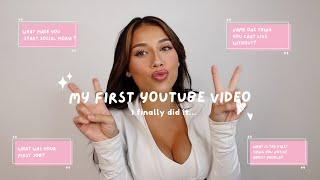 MY FIRST YOUTUBE VIDEO: Get To Know Me Q&A! 