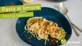 Pasta mit Zitrone – leicht und frisch | Schnelles italienisches Rezept - Spaghetti al limone